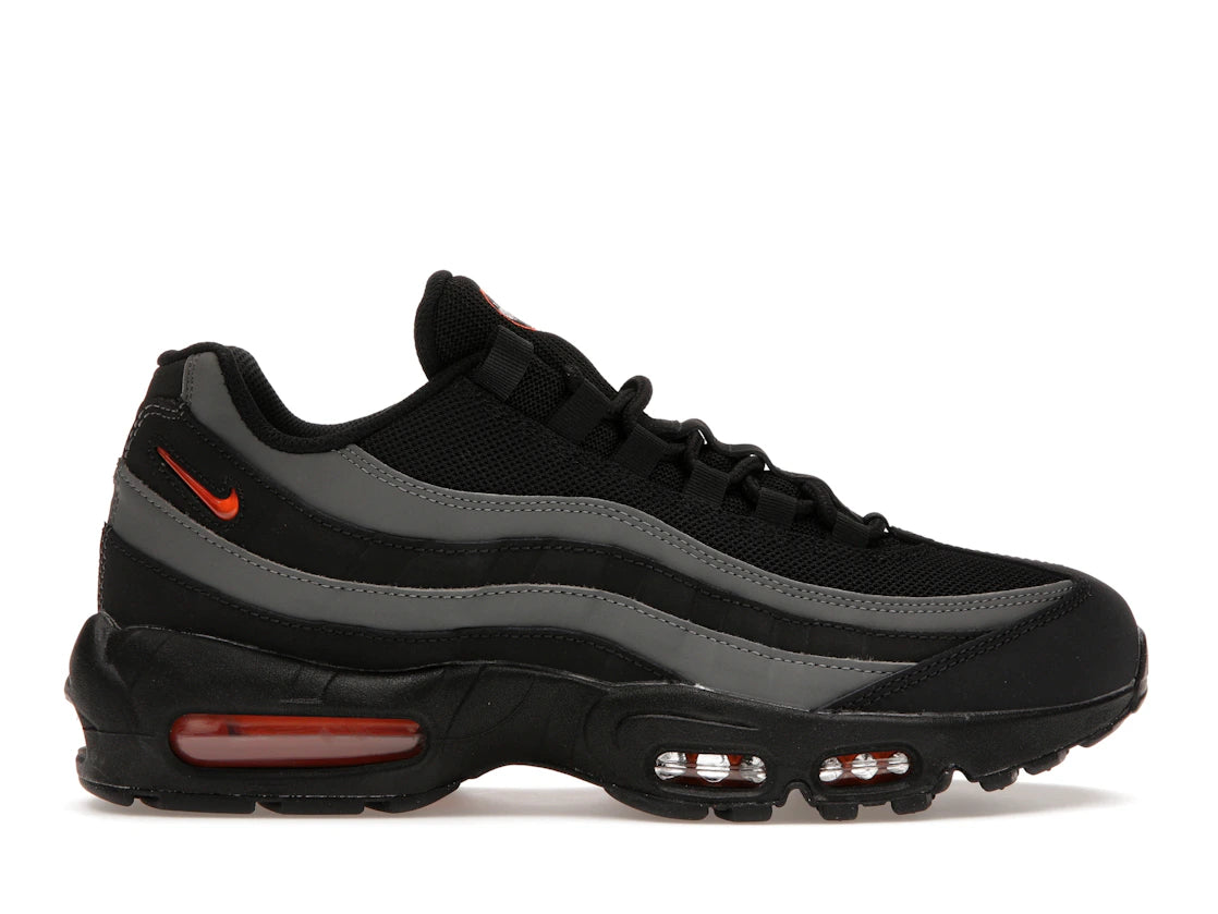 Nike Air Max 95 Black Grey Safety Orange - DX2657-001