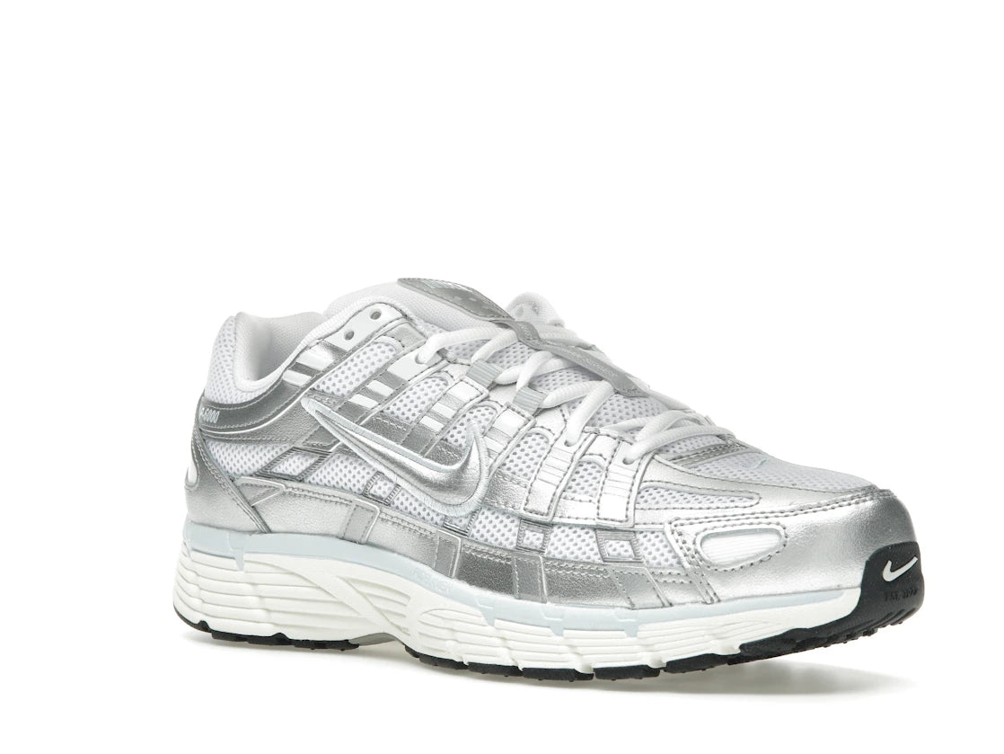 Nike P-6000 White Blue Tint Sail Metallic Silver - BV1021-106