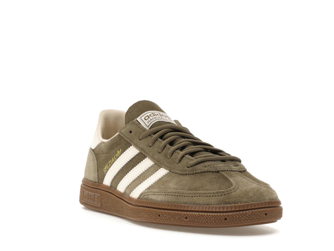 Adidas Handball Spezial Olive Strata Cream White - JR2121