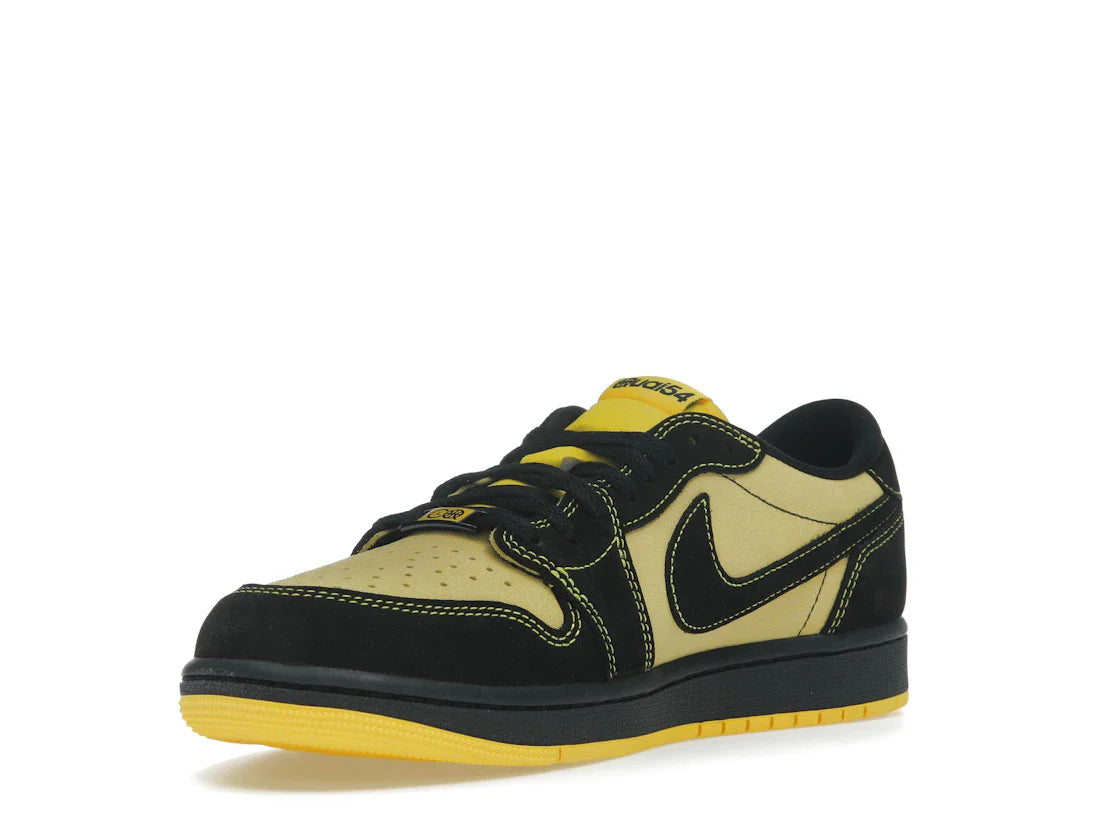 Nike Air Jordan 1 Retro Low OG Quay 54 Black Tour Yellow Red - IB8836-007