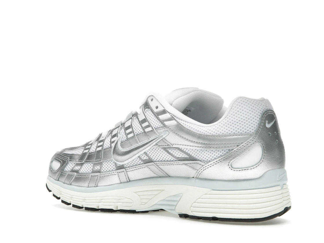 Nike P-6000 White Blue Tint Sail Metallic Silver - BV1021-106