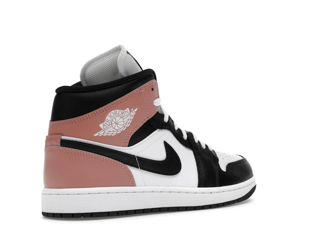Nike Air Jordan 1 Mid White, Rust, Pink, Black - DQ8426-100