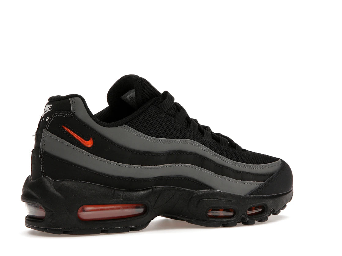 Nike Air Max 95 Black Grey Safety Orange - DX2657-001