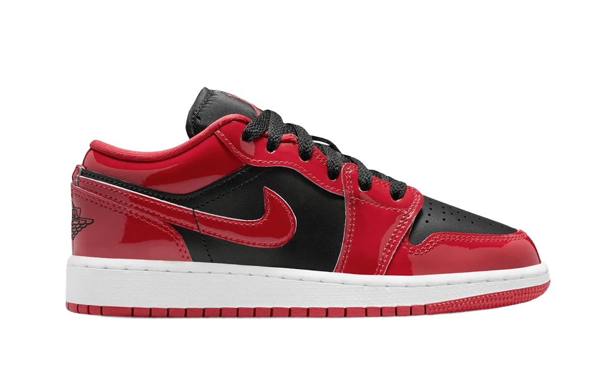 Nike Air Jordan 1 Low SE Patent Bred Toe - HV4396-006