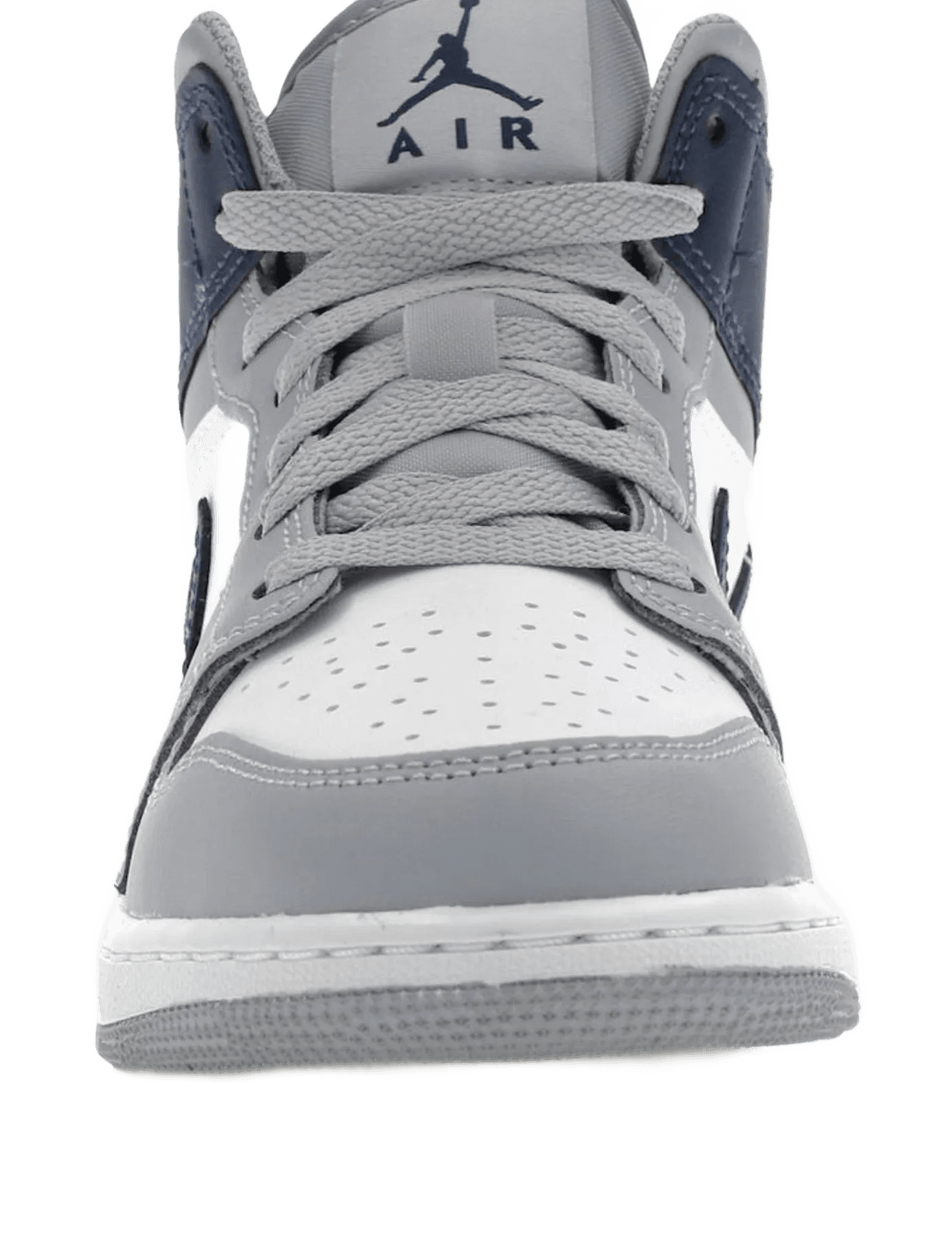 Nike Air Jordan 1 Mid Wolf Grey Midnight Navy - DQ8423-104
