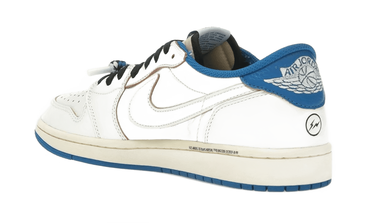 Nike Air Jordan 1 Retro Low OG SP Fragment x Travis Scott Sail Military Blue - DM7866-104
