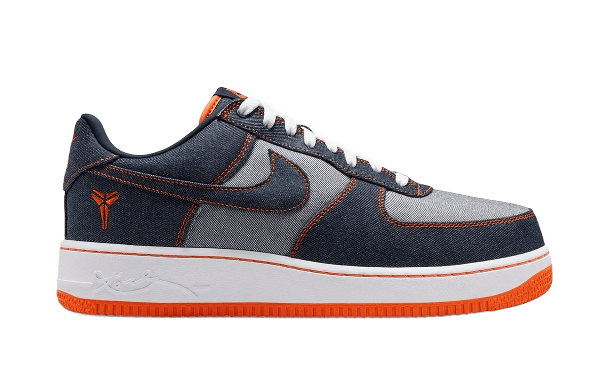 Nike Air Force 1 Low Protro Kobe Bryant Denim Obsidian Safety Orange - IM1980-400
