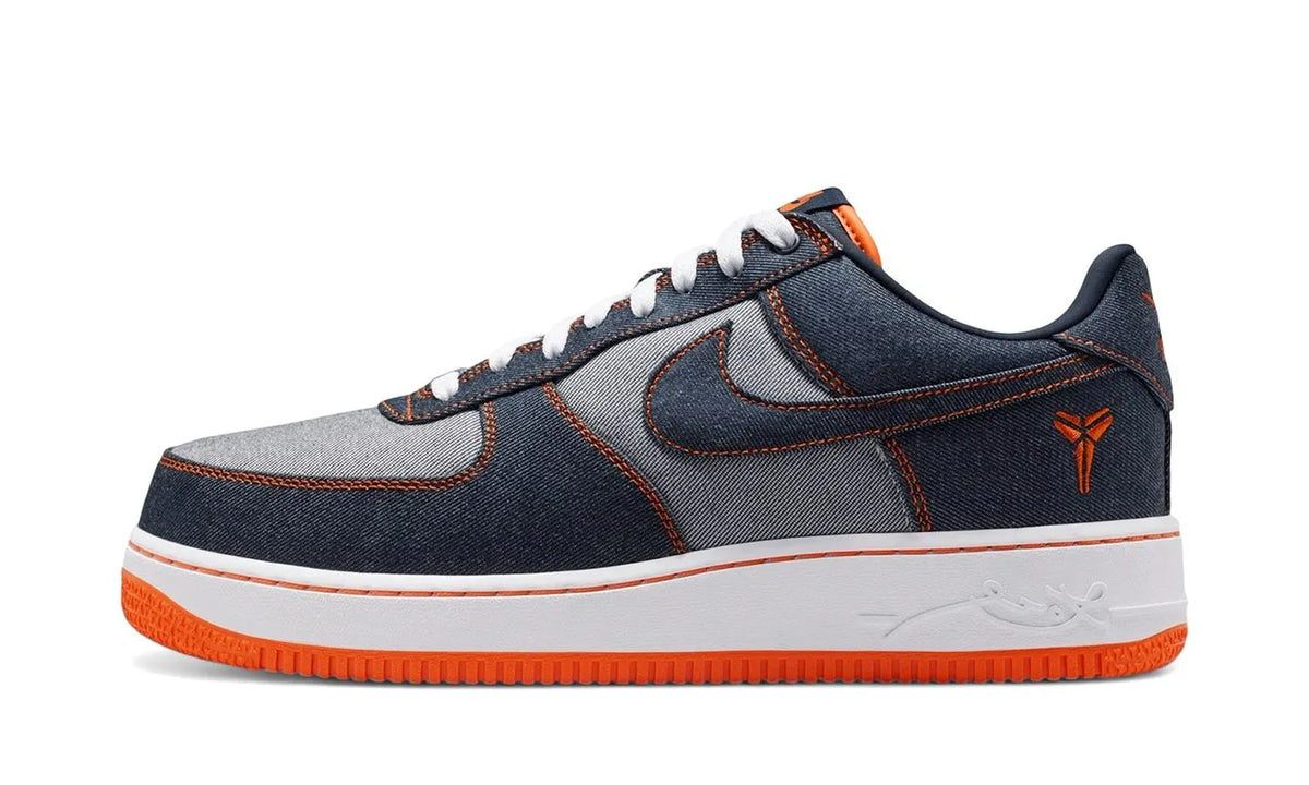 Nike Air Force 1 Low Protro Kobe Bryant Denim Obsidian Safety Orange - IM1980-400