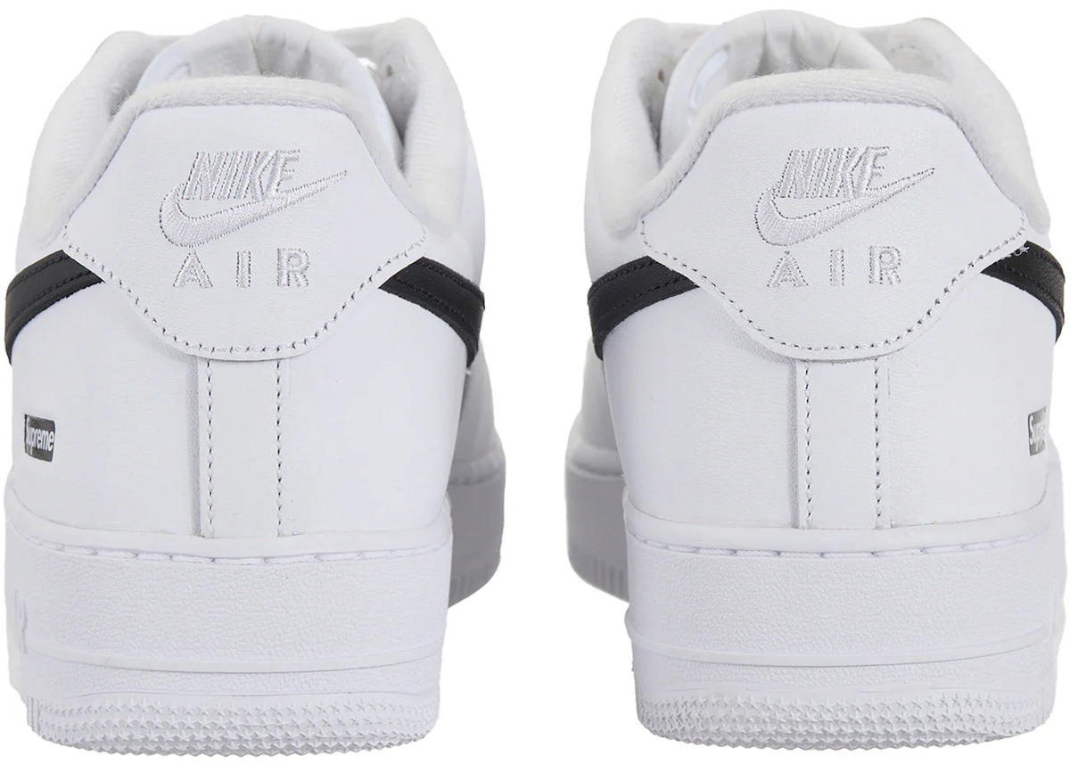 Nike Air Force 1 Low Supreme White Black - CU9225-102