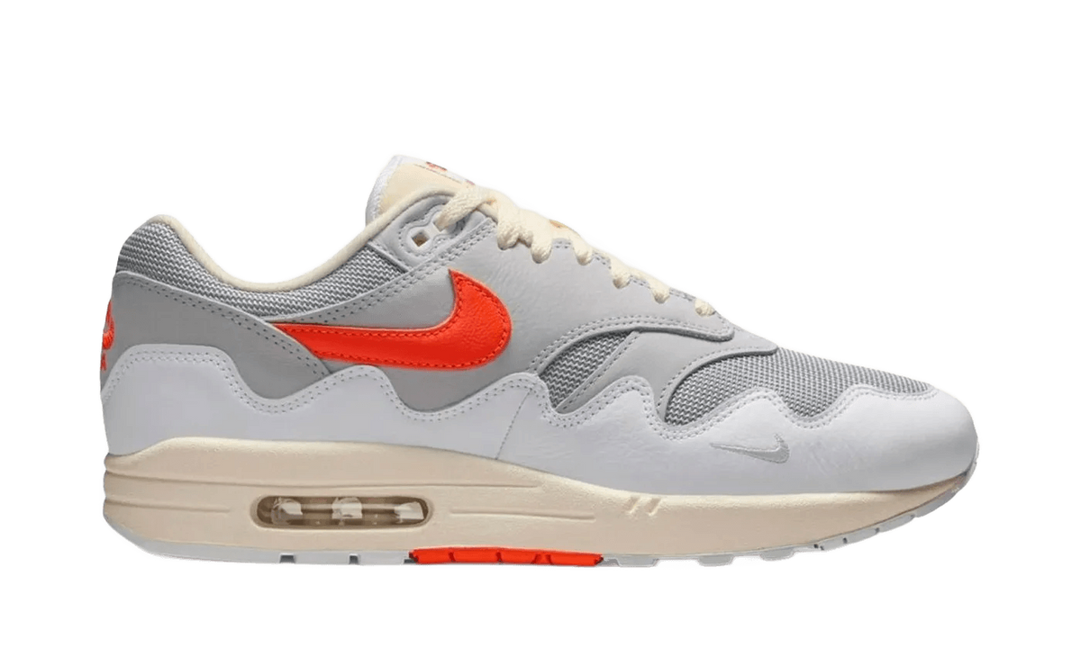 Nike Air Max 1 Patta Waves White Hyper Crimson (With Bracelet) - II7055-100