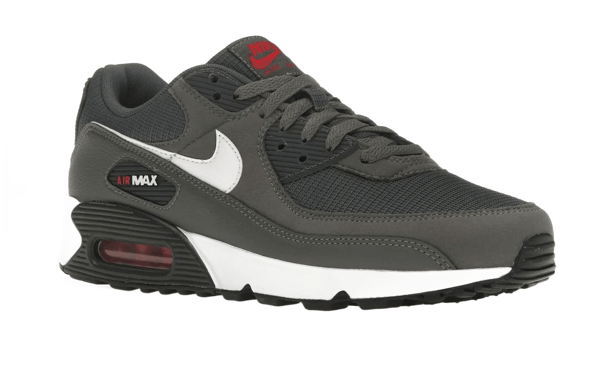 Nike Air Max 90 Iron Grey University Red - DR0145-003