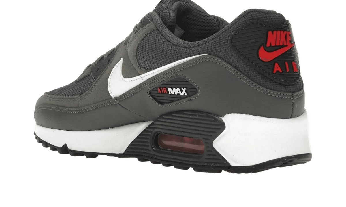 Nike Air Max 90 Iron Grey University Red - DR0145-003