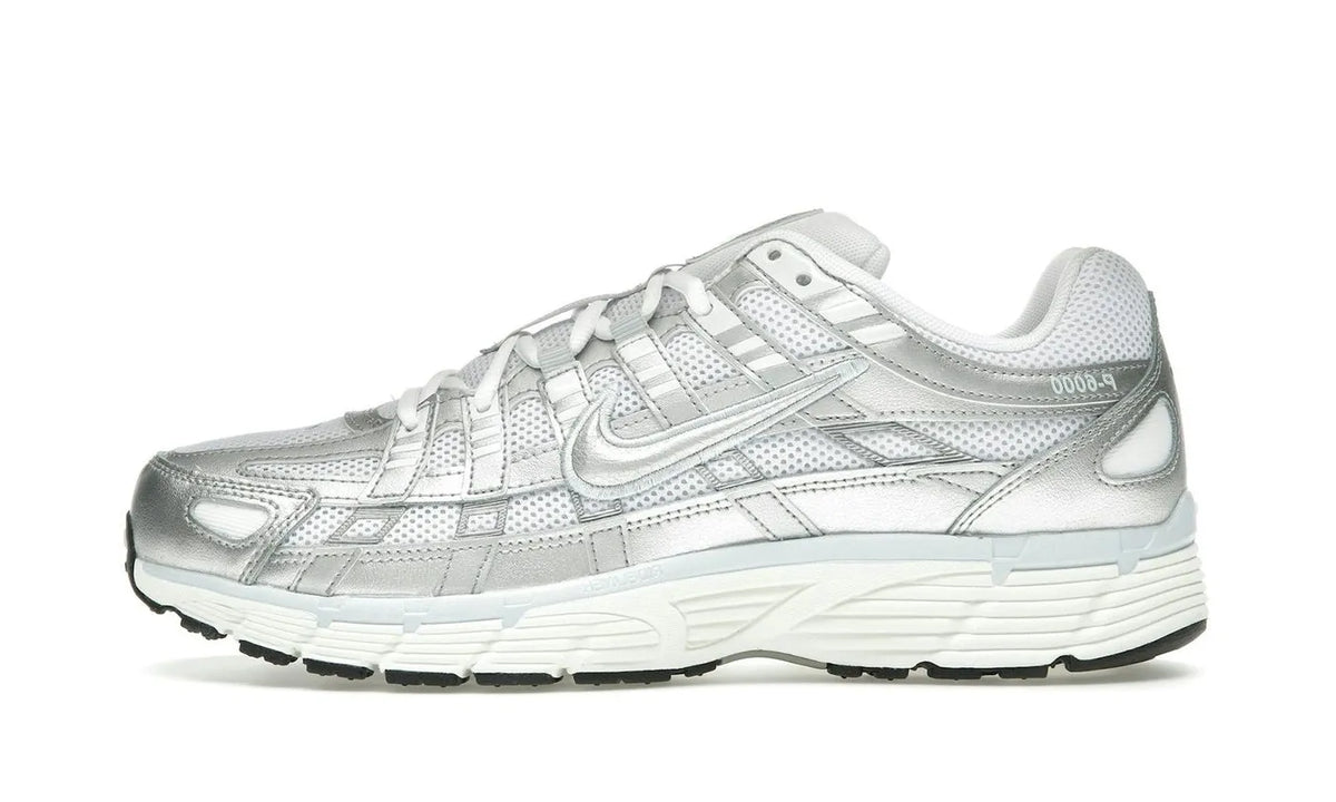 Nike P-6000 White Blue Tint Sail Metallic Silver - BV1021-106
