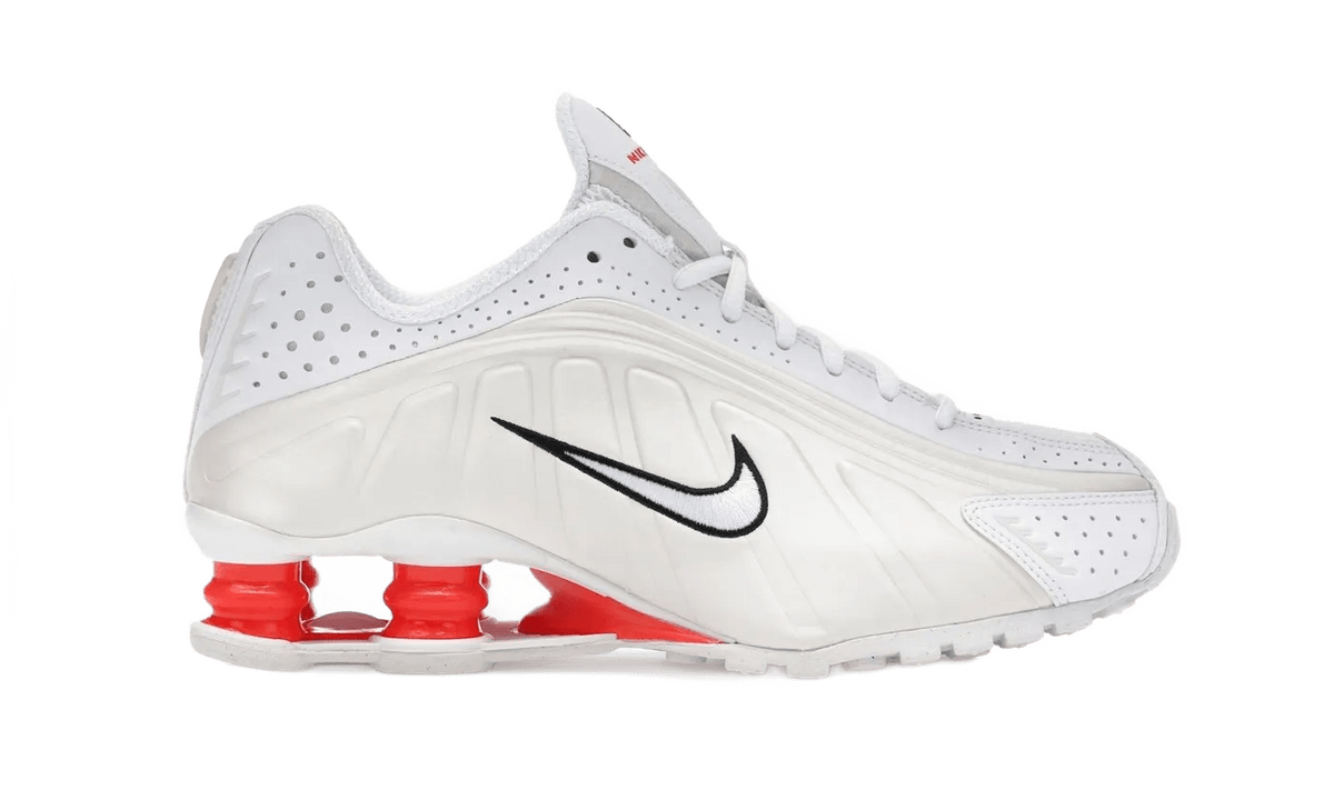 Nike Shox R4 White Phantom Spicy Red - AR3565-103