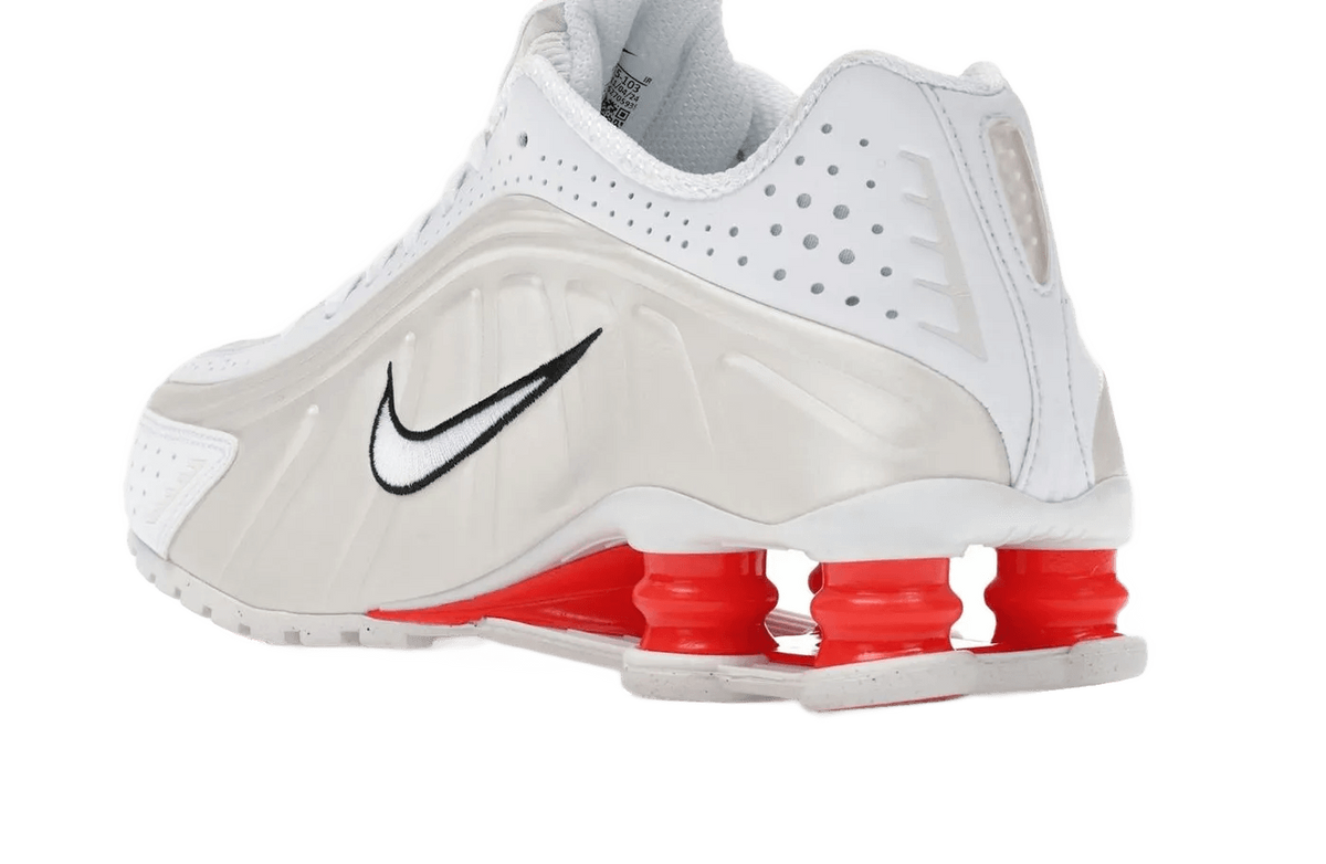 Nike Shox R4 White Phantom Spicy Red - AR3565-103