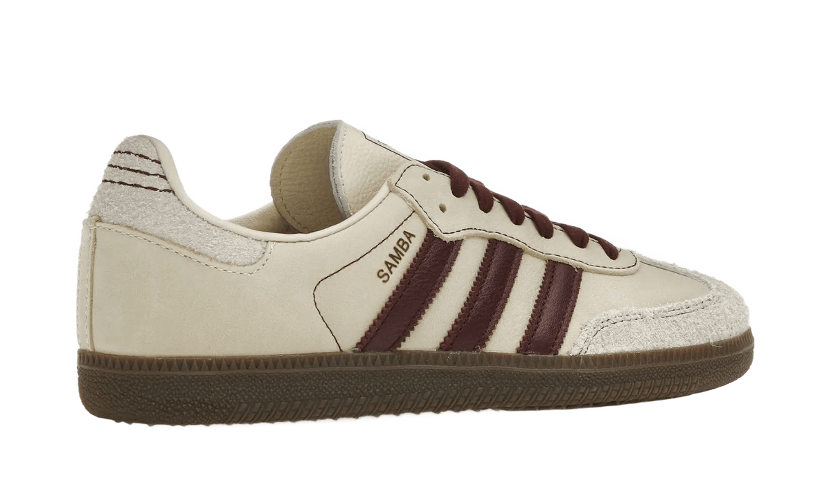 Adidas Samba OG Wonder White Maroon