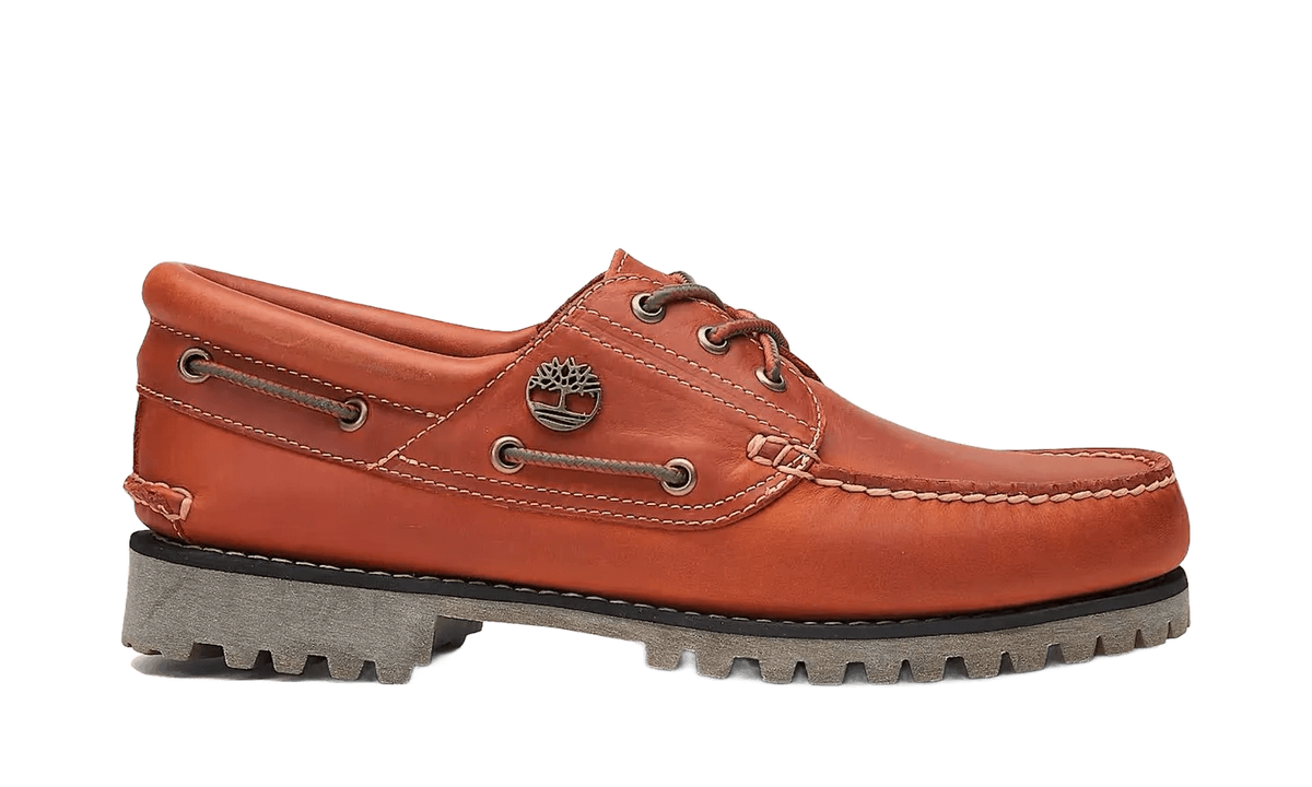 Timberland 3-Eye Lug Handsewn Boat Shoe Orange - TB0A2PDQ-EJD