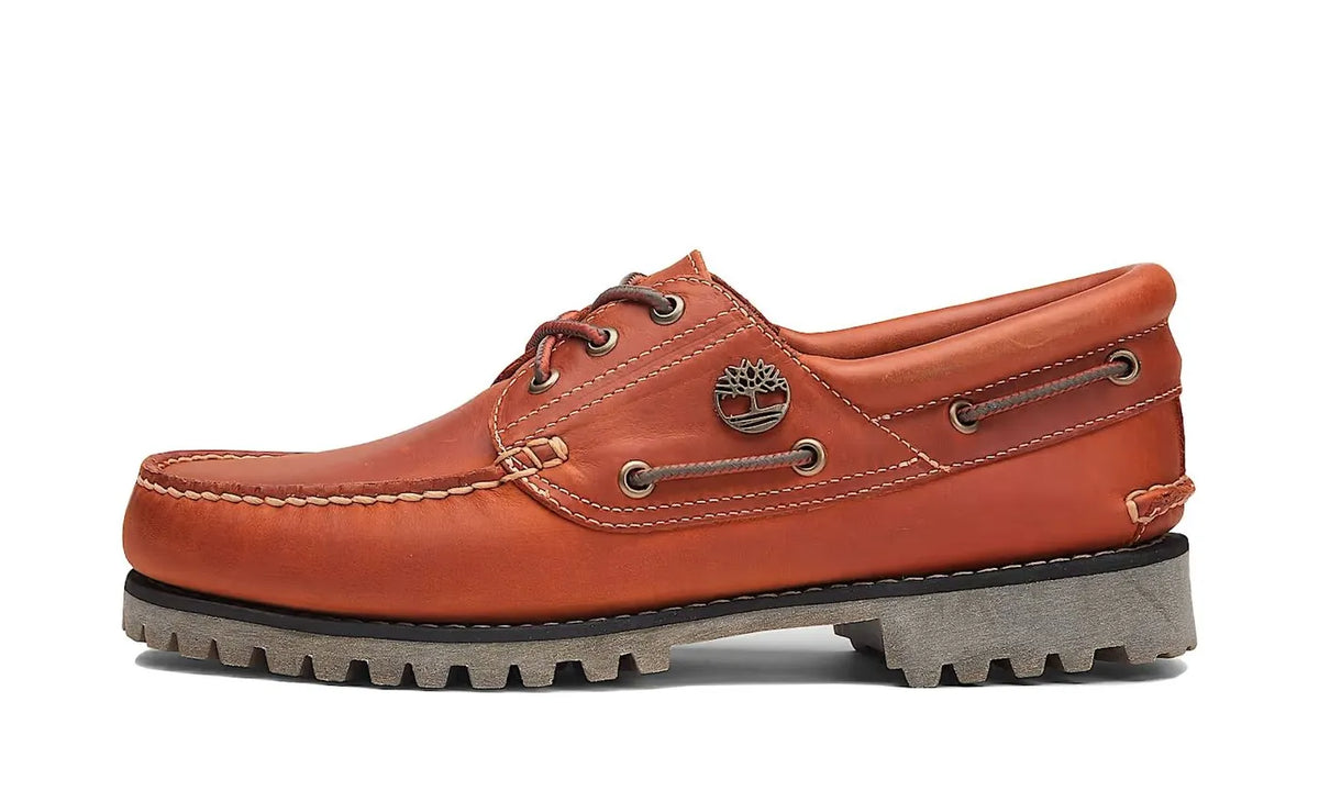 Timberland 3-Eye Lug Handsewn Boat Shoe Orange - TB0A2PDQ-EJD