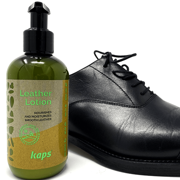 Vegan leather lotion